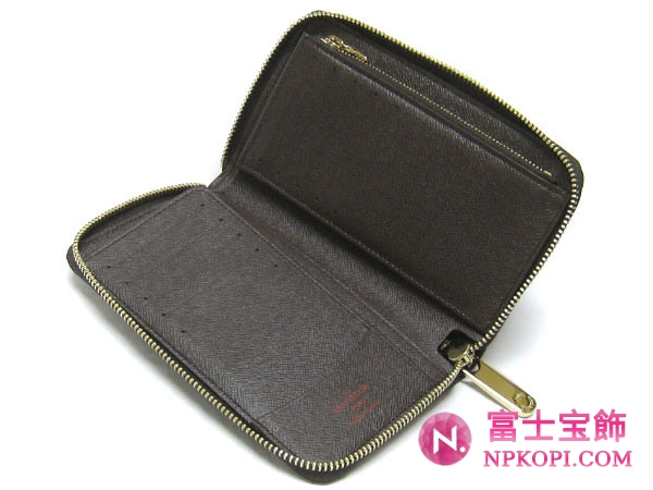 (LOUIS VUITTON)ルイヴィトン ブランドコピー ダミエ財布 ジッピーコンパクト ウォレット N60028